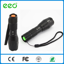 EEO G700 led Flashlight Zoom 5 Modes, AAA batterie ou 18650 Rechargeable led Flashlight